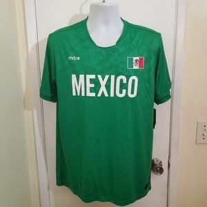 Mitre Mexico Soccer Jersey Mens Large Mexico National Soccer Team Olympics